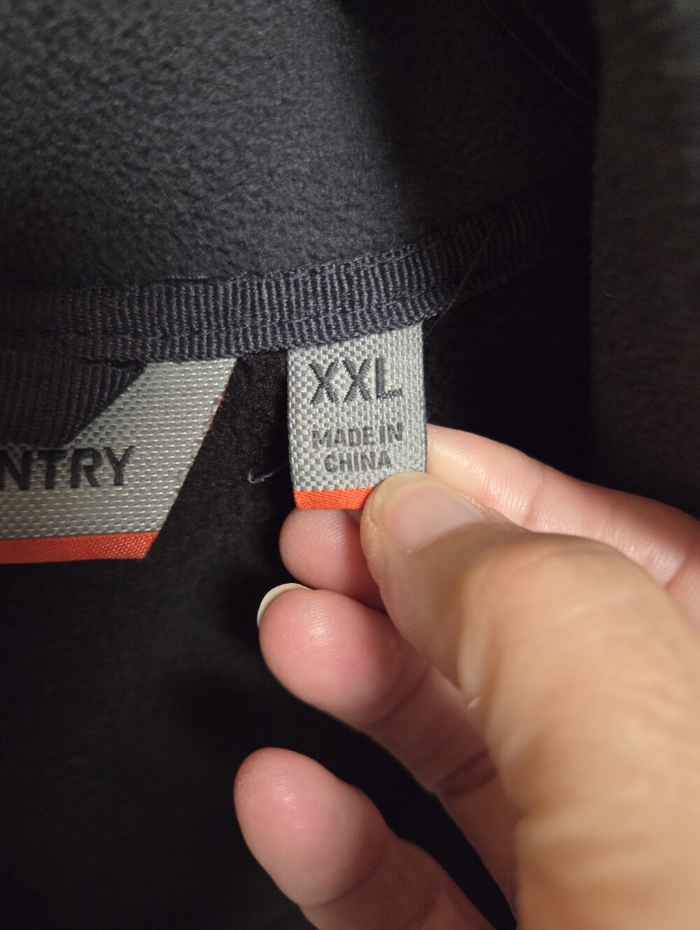 Free Country Men's Black & Gray Lightweight Fleece Jacket - Picture 5 of 8
